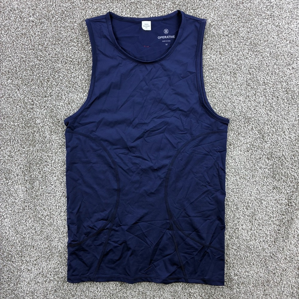G/FORE Operative Performance Tank Top Women's Medium Navy Blue Stretch
